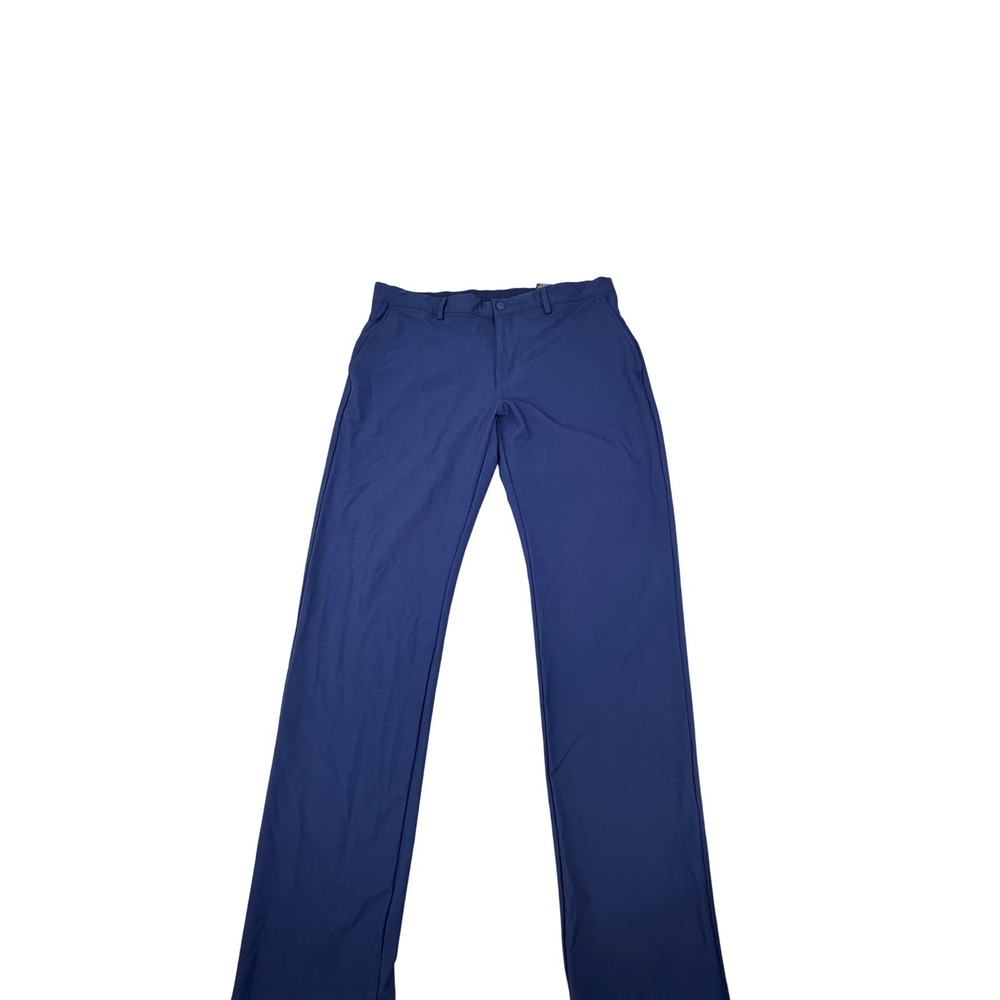Greg Norman Shark Blue Golf Slacks Performance Stretch Pants 36x32 Mens